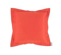 Bassetti Uni Federa per Biancheria da Letto, 100% Raso di Cotone (110 Fili per cm²), Rosso Corallo, 40 x 40 cm