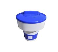 BASSFLY Contenitori galleggianti for Piscine for Prodotti chimici for la Pulizia delle Piscine Sterilizzatore Galleggiante effervescente Accessori per Piscina(B-6.88in)