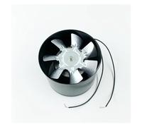 BASSFLY Estrattore aria, Tubo In Linea Silenzioso Domestico Da 4 Pollici Mini Condotto Di Scarico Rotondo Aspiratore Bagno Estrattore Cucina WC Ventilazione 'aria(Black color)
