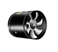 BASSFLY Estrattore aria, Ventilatore Di Scarico Muto Potente Multifunzionale Condotto A La Di Scarico O Sfiato Del Tubo Da 4/6 Pollici For La Sala Riunioni 'ufficio A Toilette A Cucina(4inch Black)