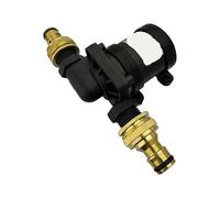 BASSFLY Pompa per Piscina, 5 Pezzi IP68 DC 12V Albero in Acciaio Inossidabile Senza spazzole 1/2" Pompa dell'Acqua scaldabagno Solare Doccia