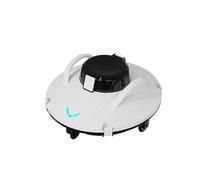 BASSFLY Robot Aspirapolvere for Piscina Senza Fili Elettrico Ricaricabile Robot Pulitori for Piscine Accessori per Piscina(White)