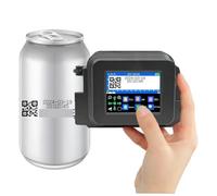 BASSFLY Stampante portatile mini da 12,7 mm Stampante a getto d'inchiostro portatile Testo QR Codice a barre Immagine Numero lotto Logo