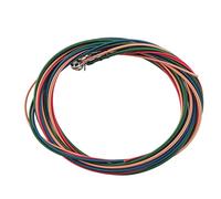 Bassi 4 corde di chitarra di basso, 1,16 mm, 1,44 mm, 2,0 mm, 2,54 mm 046 .100 Acciaio colorato elettrico e parti in lega di basi multi -colore