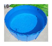 Bassin À Poissons En Toile, Bassin Hors Sol, Matériau Résistant Aux Perforations Et À La Rouille. Grande Piscine Hors Sol Ronde En Métal, Facile À Monter.(2543L/672GAL-1.8X1M (D X H))