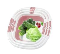 Bassine Pliable Bol À Vaisselle Pliable | Anier De Lavage Portable, Camping Cuvette,| Bassin De Pied Portable Compact Pour Camping Linge Fruits Salle De Bain Lavage