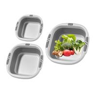 Bassine Pliable Bol À Vaisselle Pliable | Anier De Lavage Portable, Camping Cuvette,| Bassin De Pied Portable Compact Pour Camping Linge Fruits Salle De Bain Lavage