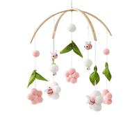 Bassinet Hanging Mobile - Adorable Crib Mobile with Bee and Flower Design