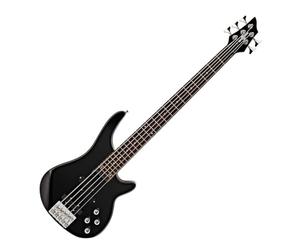 Basso a 5 Corde Chicago di Gear4music Nero