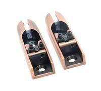 Basso A 5 Corde Per Chitarra Singola Sella A Ponte Individuale Cordiera A 3 Fori Con Vite Per Accessori Per Basso(Red copper)