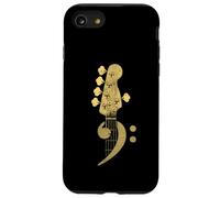 Basso a cinque corde Bass Clef Vintage per bassista Custodia per iPhone SE (2020) / 7/8