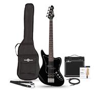 Basso a Scala Corta Seattle + Pacchetto con Amplificatore 15 W, Nero
