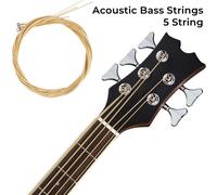 Basso Acustico Basso Stringa Cordoncini Strumento Musicale Ottone Stringa 1 Set