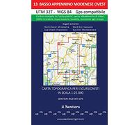 Basso Appennino modenese Ovest. Trekking. Con cartina 1:25.000