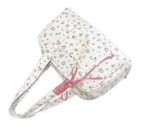 BASSO DI FOCNO FLORALE PER DONNE, BASSO DUFFEL FLORALE DAVERE FLORALE - Borsa di fiori a spalla in tela impermeabile con prua - Carry Soft Bagugh Storage per l'ospedale da allenamento da yoga sulla