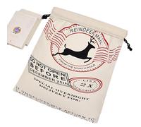 Basso Di Giocchio Di Nassiche - Suggero Della Canvas, Sampa Di Ragazzo Santa | Conveniente Deposito, Busta Di Stoccaggio Da Cofano Di Grandi Dimensioni, Borsa per Le Vacanze per Feste Di Natale, Corri