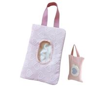 BASSO DI WIPES bagnato per bambini - busta di pulizia bagnata - distributore di salviette ricaricabili | Contenitore decorativo per il tovagliolo da tovagliolo per campeggio per auto