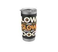 Basso E Lento Con Il Mio Cane Barbecue Grigliare Bicchiere termico in acciaio inox doppia parete