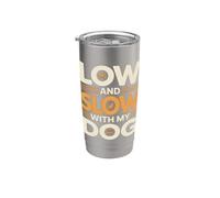 Basso E Lento Con Il Mio Cane Barbecue Grigliare Bicchiere termico in acciaio inox doppia parete