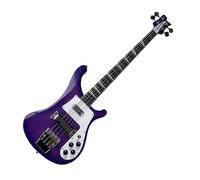 Basso elettrico a corpo solido, stile tributo classico viola con doppi pickup, 4 corde a grandezza naturale for performance sul palco rock (Bajo Eléctrico)