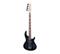 Basso Elettrico Colorato Paletta In Acero A Quattro Corde E Corpo In Pioppo(Black)