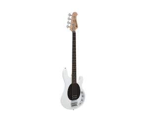 Basso Elettrico DIMAVERY MM-501 Bianco - Design Professionale con Humbucker