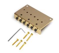 Basso Elettrico Ponte Fisso 6 Corde Doppio Canale Professionale Basso Accessorio Ponte Fisso Parte Chitarra Basso