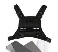 BASSO MASSEGGIO UOMO, TAST TAST CASHI - Cabina anteriore del giubbotto da addestramento - Accessori sportivi per esterni, pacchetto di corsa multifunzionale regolabile per i portafogli delle carte dei