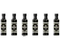 Basso Olio Extra Vergine d'Oliva all'Aglio, 250ml, Confezione da 6 Bottiglie, con Portachiavi italy shop service