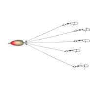 Basso Pesca Piattaforma Ombrello in Un'esca di acqua salata Falsa esca a 5 Armi esca per pescare Le, esca per Esche per Il Progettazione Realistica Occhi p