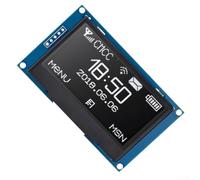 Basso potere 0.06W per oled Schermo 6.15 centimetri per Arduino Low Power | Risoluzione 128x64, per una grafica nitida, ideale per interfacce UI, rendering a bassa latenza, visualizzazione del testo