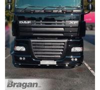Basso sotto Paraurti Barra + LED + Giù Luci Per DAF xf 106 2013 + Camion - Nero