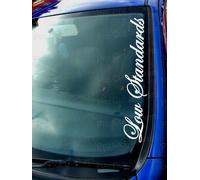 Basso Standard Piccolo - Grande Parabrezza Auto Adesivi Decalcomania Jdm Dub