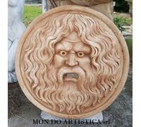 BASSORILIEVO QUADRO BOCCA DELLA VERITA' MASCHERONE PER FONTANA ESTERNO GIARDINO