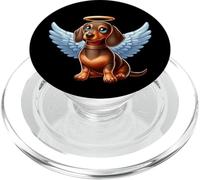 Bassotto Angelico Carino Cartone Animato Con Le Ali PopSockets PopGrip per MagSafe