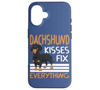Bassotto Baci Fix Everything Divertente Bassotto Amante dei cani Custodia per iPhone 16