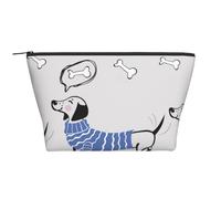 Bassotto cartone animato, Borsa da toilette Borsa per trucco Borsa per cosmetici Borsa da toilette da viaggio portatile