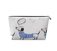 Bassotto cartone animato, Borsa da toilette Borsa per trucco Borsa per cosmetici Borsa da toilette da viaggio portatile