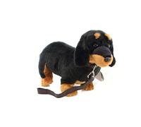 Bassotto di peluche 36 cm con guinzaglio