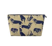 Bassotto divertente, Borsa da toilette Borsa per trucco Borsa per cosmetici Borsa da toilette da viaggio portatile