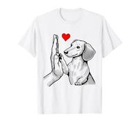 Bassotto Friends Dog Lover Weiner Art Pet Chiweenie Wiener Maglietta