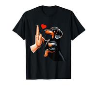Bassotto Friends Dog Lover Weiner Art Pet Chiweenie Wiener Maglietta