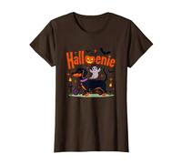 Bassotto Halloween Halloween Spooky Pup Party Maglietta, Donna, Marrone, XL
