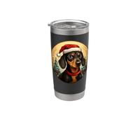 Bassotto Natale Bicchiere termico in acciaio inox doppia parete
