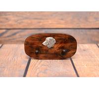 Bassotto tipo 4 - appendino in legno con un cane Art Dog IT