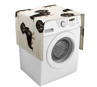 Bassotto Weiner Copertura per lavatrice con tasche portaoggetti per lavatrice e asciugatrice, copertura antipolvere 137,9 x 52,1 cm, per frigorifero e cucina, decorazione per la casa