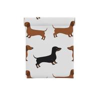 Bassotto Weiner Pet Dogs stampato, Spremere il portafoglio superiore da donna Borsa portaoggetti Piccola portamonete Portamonete