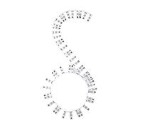 Bassulouda 1 Pezzo Adesivi Rimovibili per Tastiera di Pianoforte Stave Notation Note Strip Adesivi per Tasti di Pianoforte per Principianti Studenti 61 Tasti