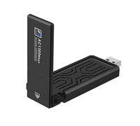 Bassulouda 1300Mbps USB3.0 WiFi Adattatore Dual Band 2.4G 5Ghz Adattatore Wireless Antenna USB Ethernet Scheda di Rete Ricevitore Fit per PC