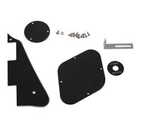Bassulouda 1Set Pickguard Nero/Cavità/Coperture Interruttore/Piastra di SeLezione Microfono/Supporto/Vite per Stile Chitarra LP